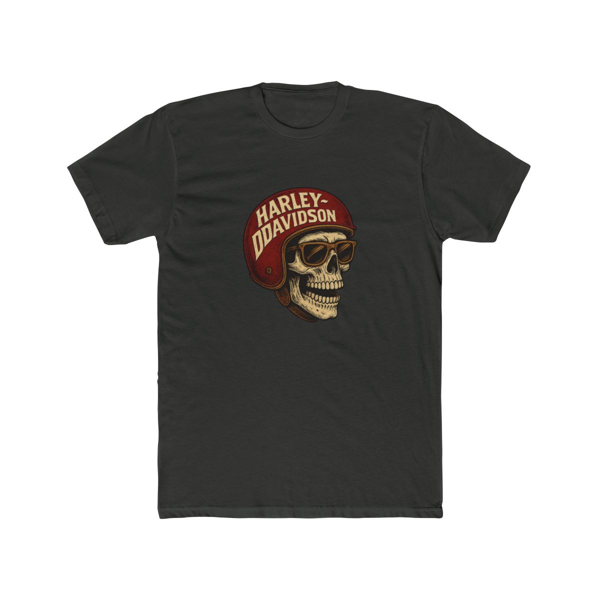 Harley Davidson Retro Skull T-Shirt - alternate angle 3, merchandise