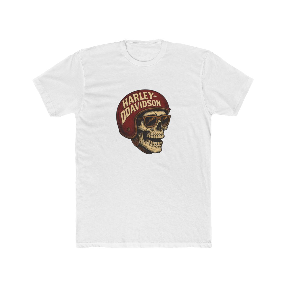 Harley Davidson Retro Skull T-Shirt - alternate angle 5, merchandise