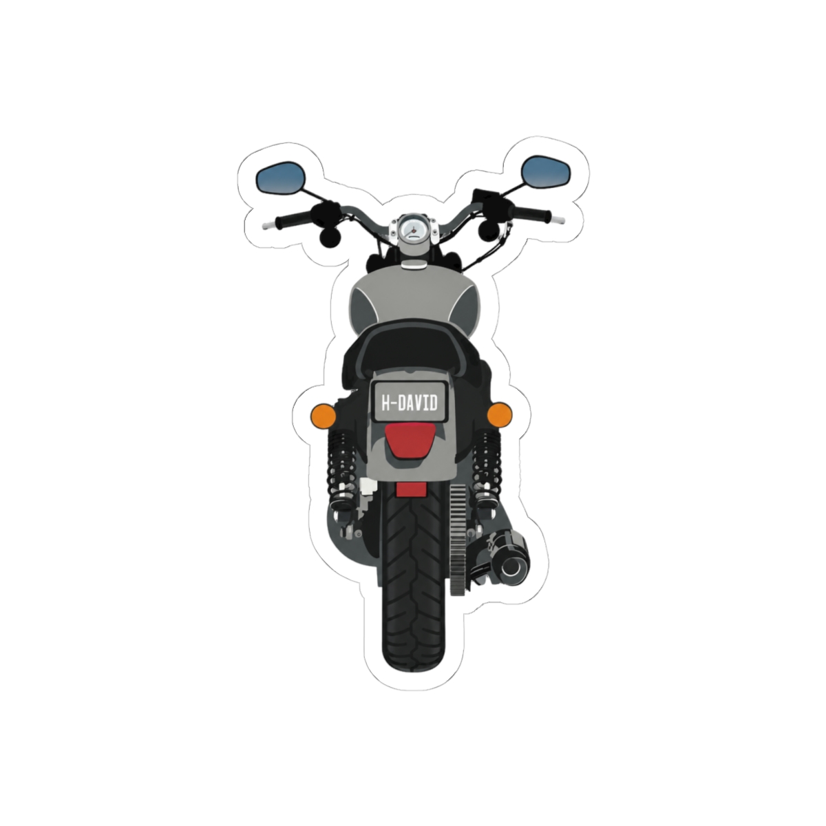 Harley Davidson Sportster Vector Sticker | Bold Vinyl Decal