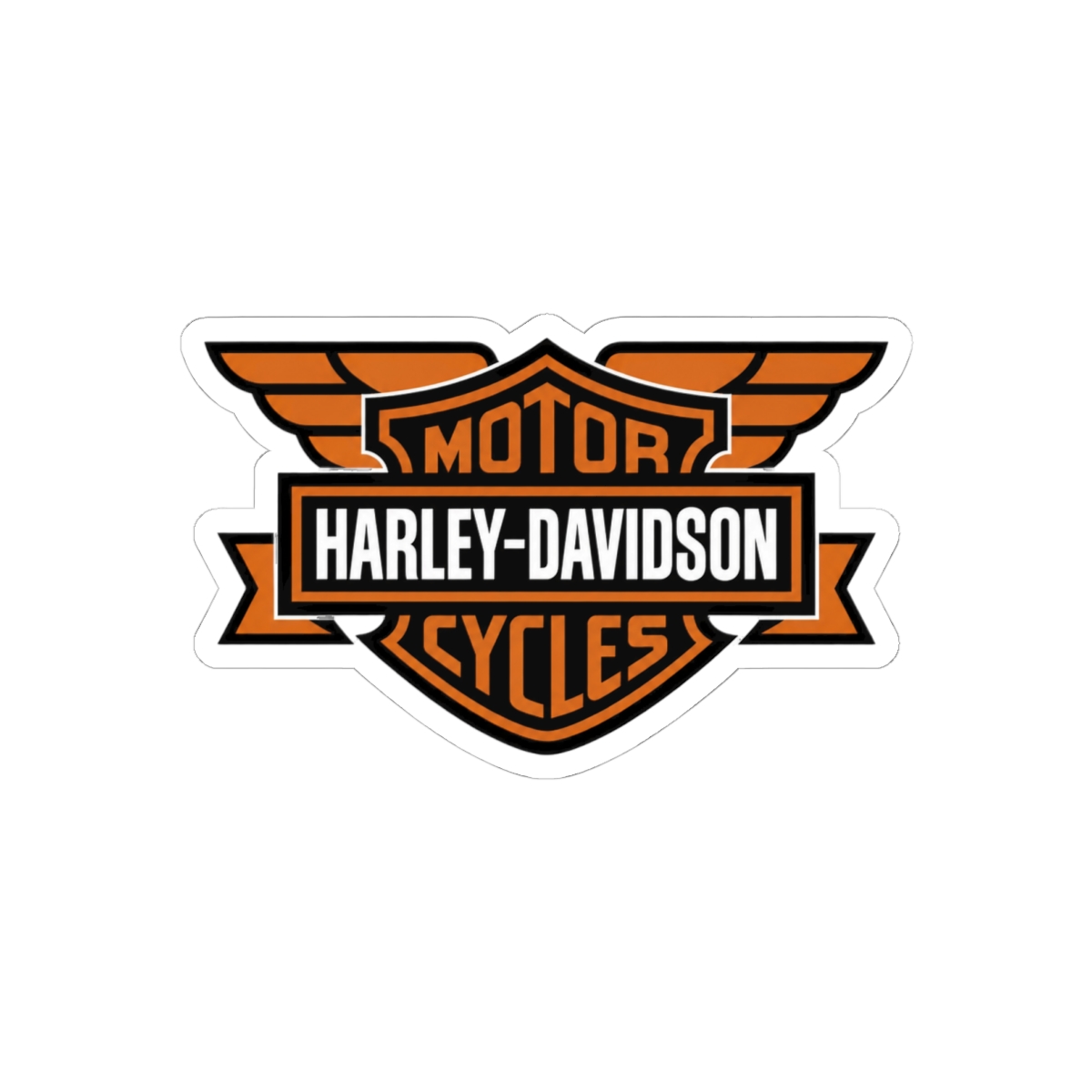 Harley Davidson Motorcycles Bold Sticker | Iconic Biker Vinyl Decal
