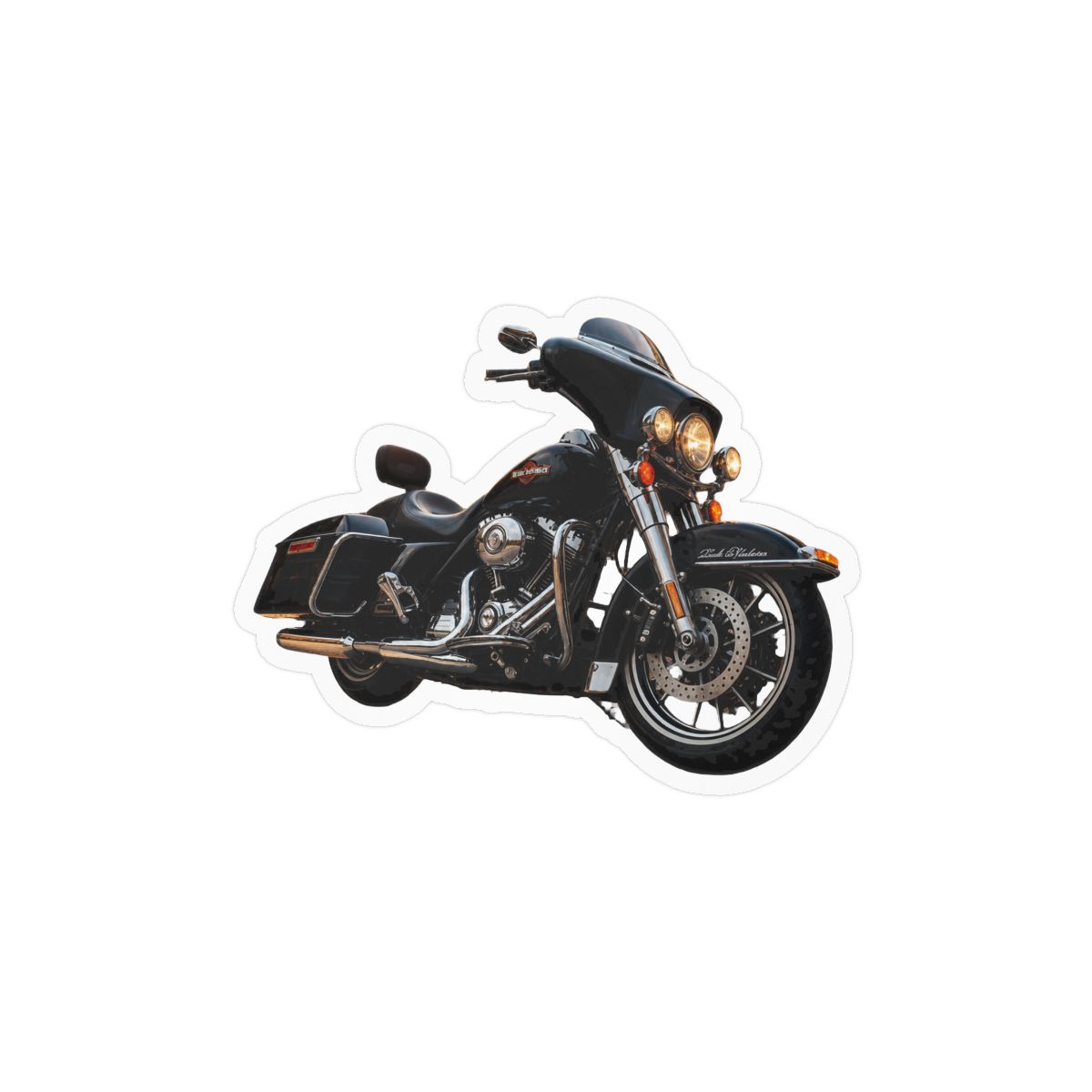 Electra Glide Motorcycle Sticker | Bold Vinyl Decal