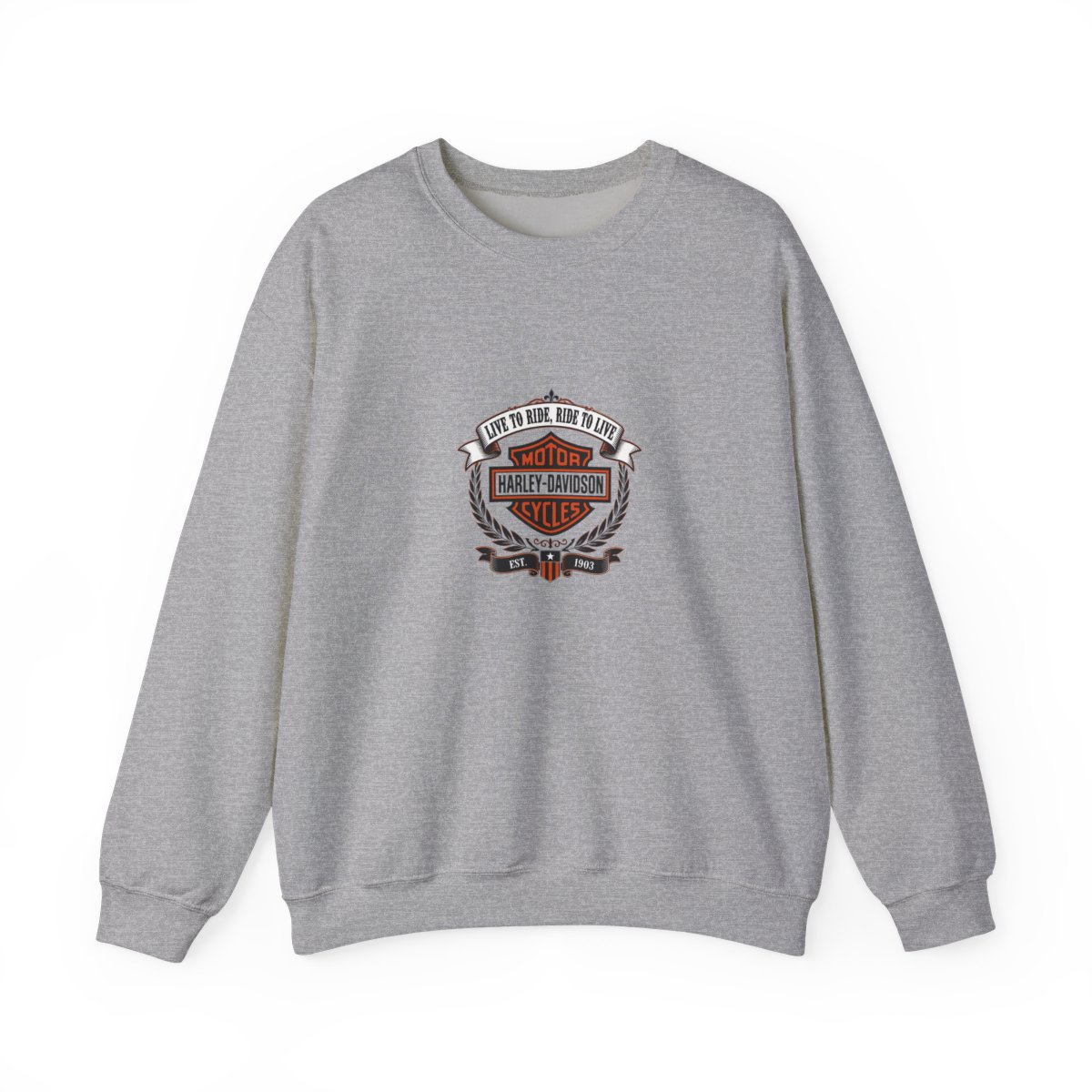 Harley-Davidson "MOTOR" Crewneck - alternate angle 2, merchandise